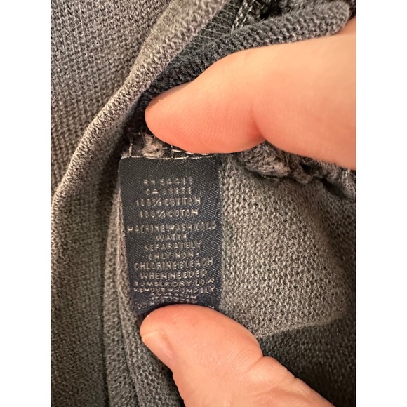 American Eagle Outfitters Mens Vintage Style Quarter Zip Pullover Tall - Picture 3 of 4